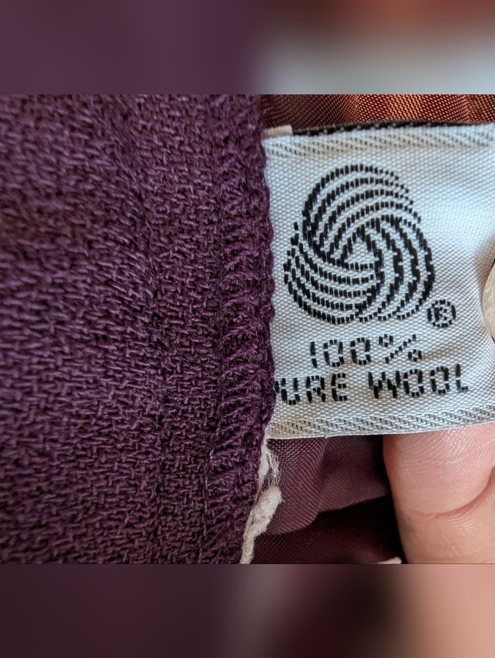 Prophecy 100% Virgin Wool Skirt | A-Line Midi | Minimalist Workwear - Picture 9 of 9
